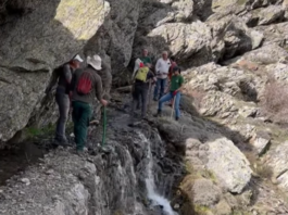 Limpieza de los voluntarios en las acequias.