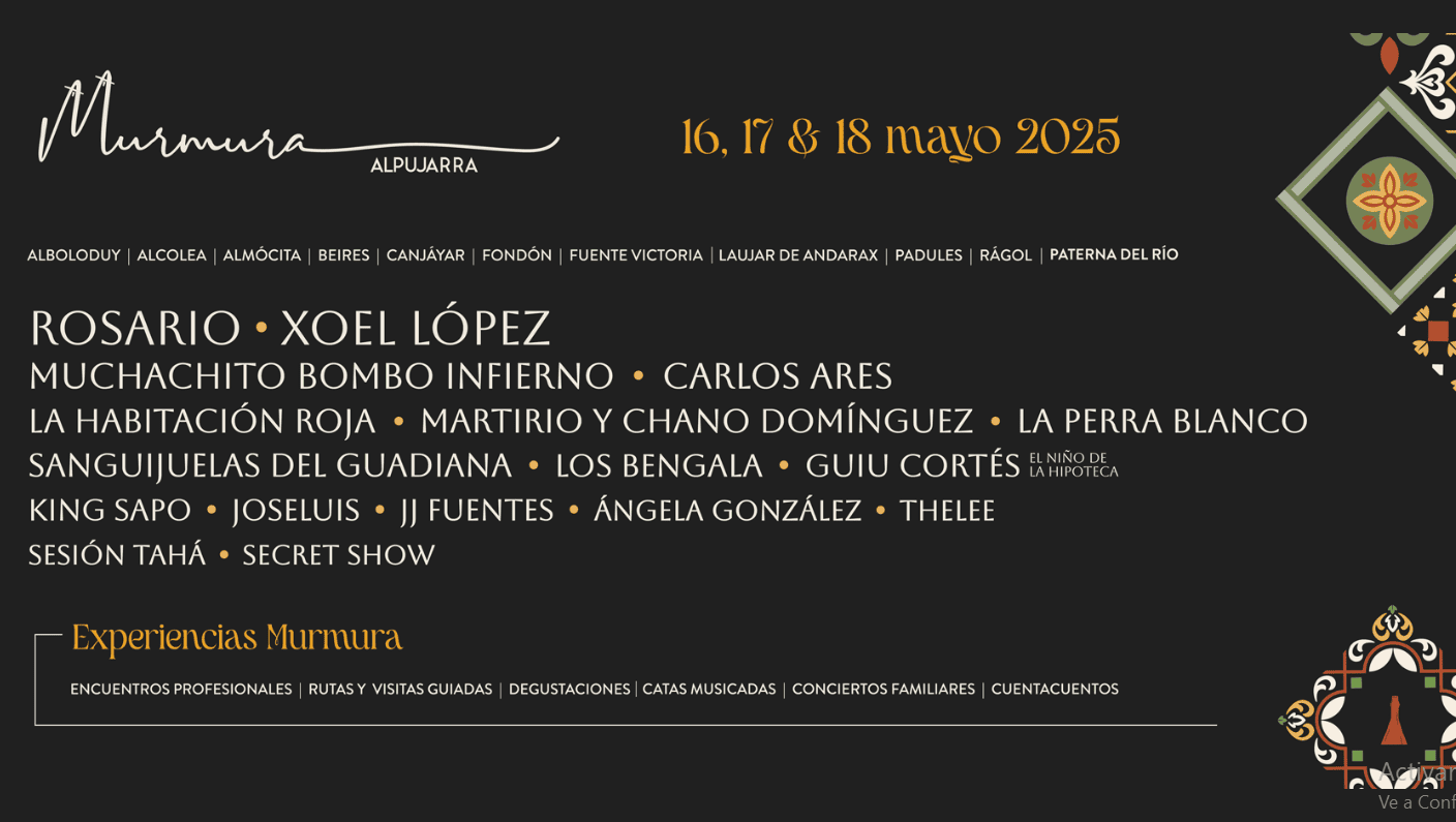 Cartel del evento