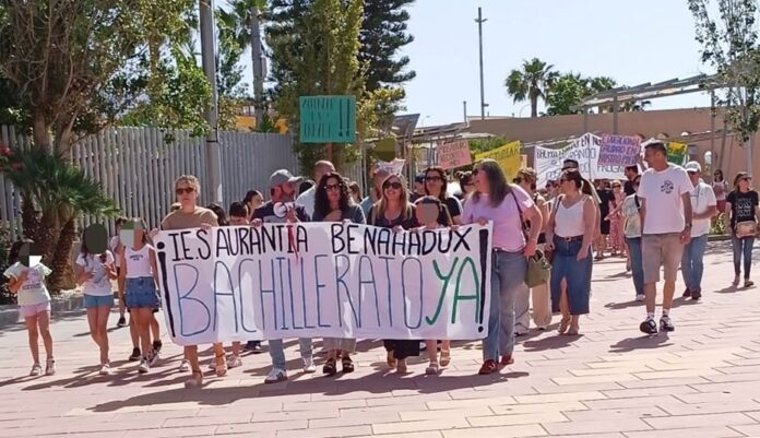 Manifestación en Benahadux