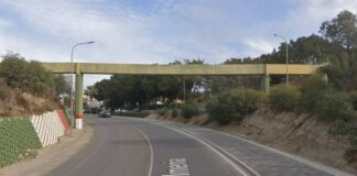 Huércal derriba de urgencia el acueducto de la A-1000 tras los daños causados por el temporal