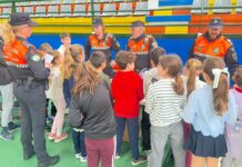 Los niños de Huércal aprenden a actuar ante emergencias y riesgos