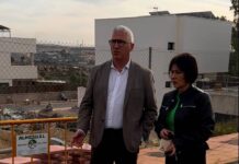 Reparación de calles en Huércal tras los daños causados por las lluvias