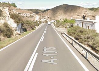 1,5 millones de euros para arreglar la carretera A-1075 entre Alhama de Almería y Alhabia