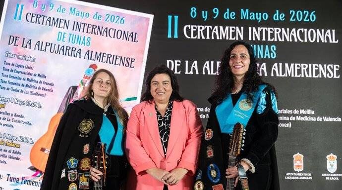 Agrupaciones de España y Europa en el II Certamen Internacional de Tunas de la Alpujarra Almeriense