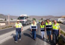 Refuerzo en el firme y la seguridad vial en la carretera de la Alpujarra al Poniente