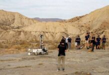 Gádor acoge las pruebas del rover que viajará a Marte